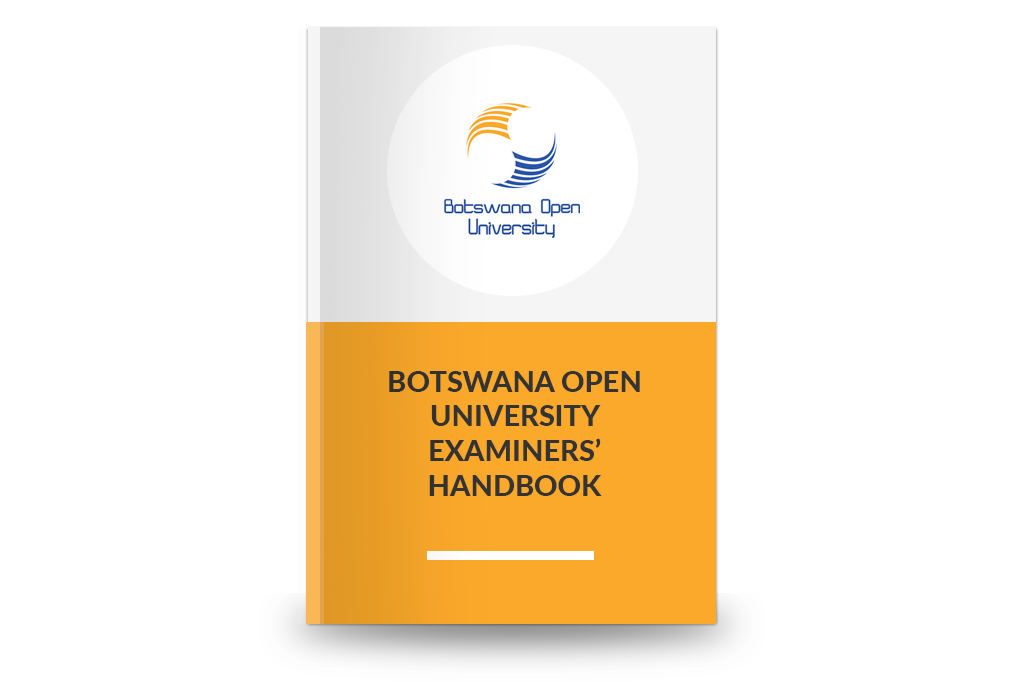 Botswana Open University Examiners’ Handbook Image
