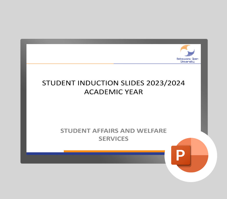 Student Induction Slides